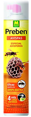 Preben 231206 - Insecticida avisperos, 6.5 x 35.2 x 6.5 cm, color transparente