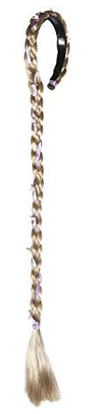 Rapunzel-Zopf blond mit Haarreif für Kinder 70 cm Kostüm-Zubehör Fasching