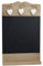 Everwood Wandtafel Küche Kreide Kreidetafel kinder herzen, braun, rustikal, keramisch, 100%
