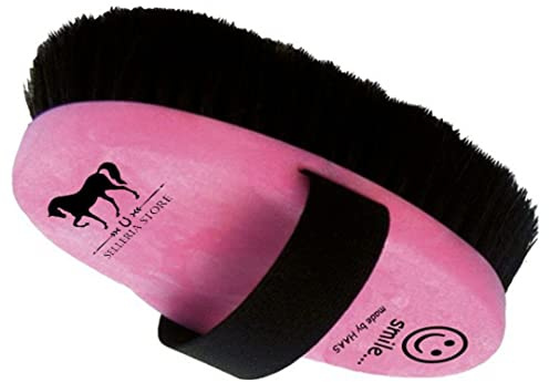 Haas Kardätsche Grundy´s Finest Mini Smile mit super weichen 3 cm langen Roßhaaren bunt sortiert Größe 150x75