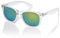 Ultra Clear Frame Sunglasses - with Green Sunset Lenses Adults Classic Retro Sunglasses Women Man Transparent Glasses Fashion Glasses UV400 Protection Mirror Clear Glasses