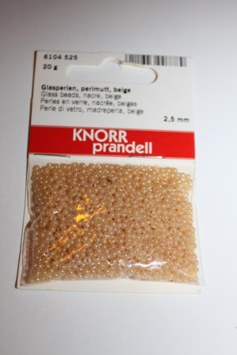 Knorr Prandell Böhm.Rocaille 2,5mm 20g beige