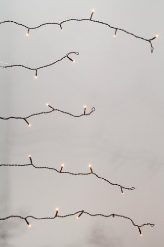 Lichterkette Eiszapfen 96 LED Batteriebetrieben