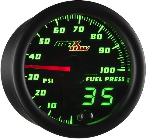 MaxTow 100 PSI Fuel Pressure Gauge by MaxTow