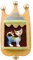 Goebel Casa di Lorenza Figur, Biskuitporzellan, bunt, 13 x 3.5 x 25 cm