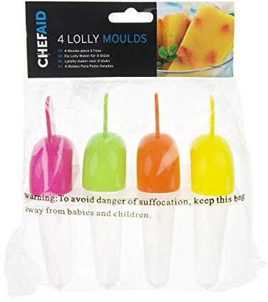 Chef Aid Lot de 4 Moule à sucettes de