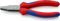 Knipex Flachzange schwarz atramentiert, mit Mehrkomponenten-Hüllen 160 mm (SB-Karte/Blister) 20 02 160 SB