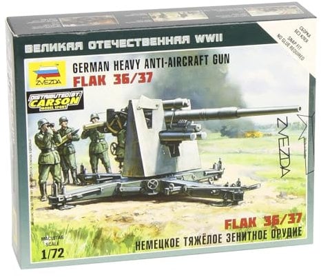 Zvezda 500786158 - 1:72 German Flak 36/37, 88 mm