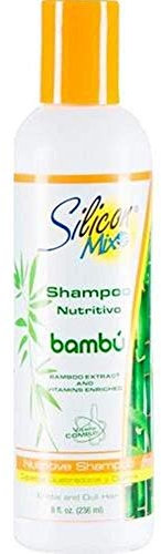 Silicon Mix - Shampoo Nutritivo con Extracto de Bambú - Unisex - 236 ml - Fortalecimiento y Suavidad para Cabello Dañado o Débil