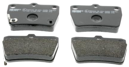 FERODO FDB1531 Bremsbelagsatz Bremsbeläge Hinten ohne Zubehör Kompatibel mit TOYOTA RAV 4 II CLA2, XA2, ZCA2, ACA2