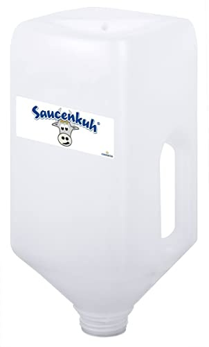 Contacto Nachfüllbehälter KLEIN 2700 ml für Saucenkuh® Dispensersystem, Melkdispenser Behälter aus Kunststoff