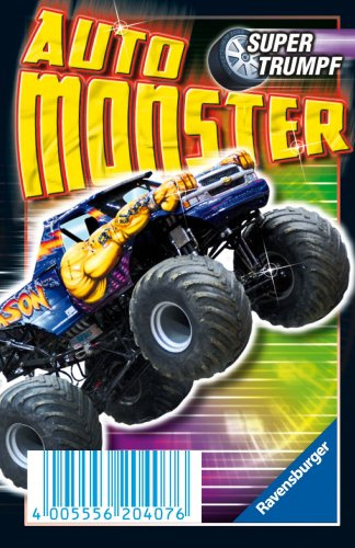 Ravensburger - Auto Monster, Supertrumpf - Kartenspiel - 7 - 12 Jahre - 36+ - 144