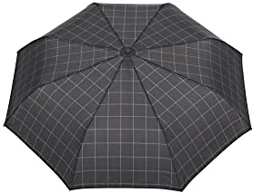 ESPRIT Regenschirme Gents Mini Tecmatic Regenschirm check black