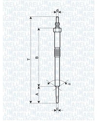 Magneti Marelli 062900082304 Glühkerze