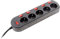 Bloc Sono 5 Prises 16A 2P+T + 6 interrupteurs câblé HO5VV-F 3G1,5mm² 3m - Zenitech