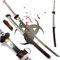 Swords and More Walking Dead Katana - Handgeschmiedet, Michonne Samurai Schwert, 102 cm Stahl, Zombie Hunter für TWD Fans