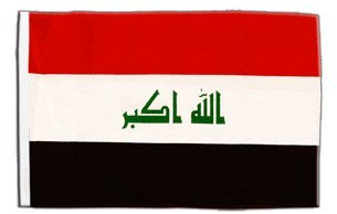 Flaggenfritze Flagge/Fahne Irak 2009 + gratis Sticker