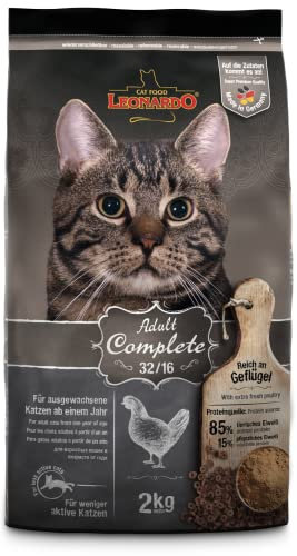 Leonardo Adult Complete 32/16 [2kg] Katzenfutter | Trockenfutter für Katzen | Alleinfuttermittel für ausgewachsene Katzen Aller Rassen ab 1 Jahr