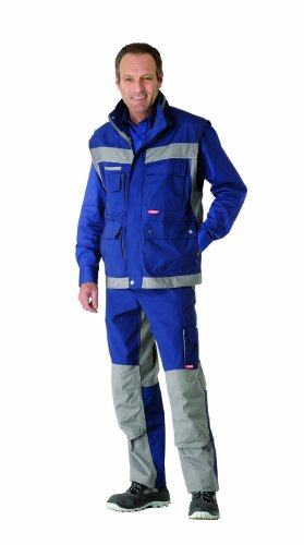 Planam 2532 Plaline Weste - Optimale Sicherheit und Komfort - Farbe: Marineblau/Zink - Größe: 40