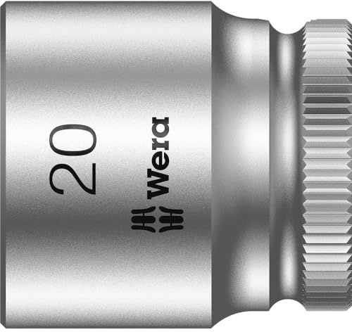 Wera 05003565001 20 mm 8790 HMB Zyklop Socket with Hexagon Drive - Silver