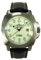 SkyTimer 507545031 Fliegeruhr - Automatik Miyota 8215, Edelstahlgehäuse 43 x 43 mm, Glasboden, 5 ATM wasserdicht, Lederband