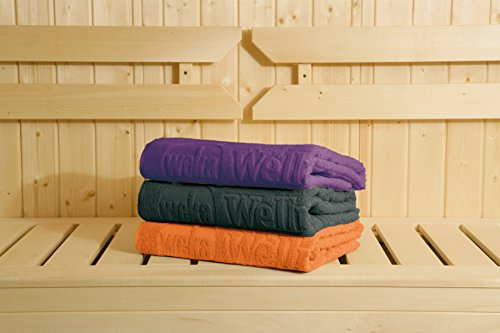 Weka Saunahandtuch Anthrazit