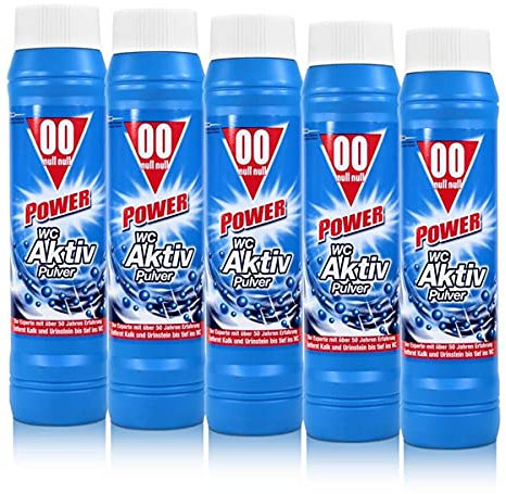 Unbekannt Null Power Wc Aktiv Pulver, 1 Kg (5Er Pack)