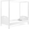 VIPACK AMHB9014 Himmelbett Amori, 90 x 200 cm, weiß