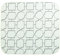 iDesign iDry Tapete de cocina, alfombrilla escurreplatos y fina fabricada en poliéster para un secado de platos óptimo,verde menta/blanco