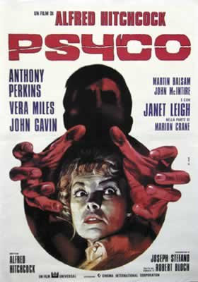 Psycho – Alfred Hitchcock – 70 x 100 cm zeigt/Poster