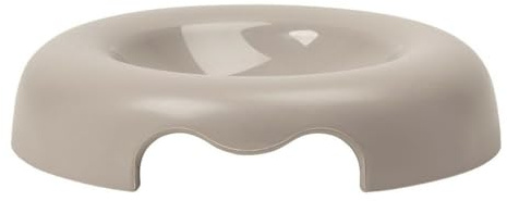 United Pets Kitty Design Teller Napf für Katzen, Eco-Friendly, Made in Italy, Grau. Napf für Katzen