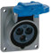 Legrand 052023 Hypra Kunststoff-Steckdose, fest, IP44, 16 A, 200 V bis 250 V, 3P+T