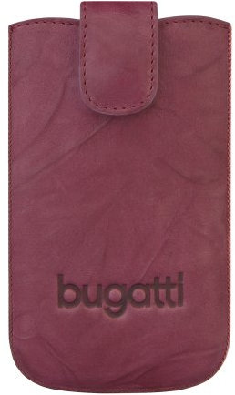 SFM Bugatti Leder Slimcase für Apple iPhone 5 Größe ML Unique Burgundy