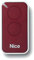 Nice Inti 2R Fernbedienung, Frequenz 433,920 MHz, Rot