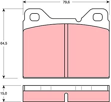 TRW GDB1065 Bremsbelag - (4-teilig)