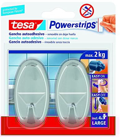 Ganci ovali tesa Powerstrips, taglia L