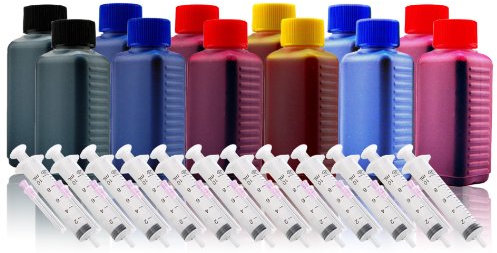 Nachfülltinte Refillset Druckertinte für HP-Druckerpatrone 363 363XL, 1200ml