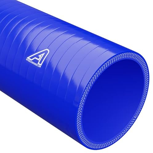 Tuyau droit universel en silicone bleu de 40 mm de diamètre intérieur pour radiateur Longueur 1 m