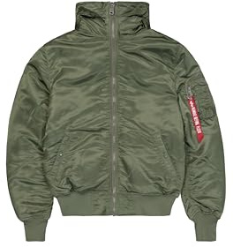 Alpha Industries Herren Alpha Industries Ma-1 Hooded Bomberjacke für Herren Bomberjacke