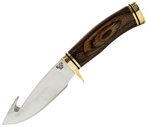 Buck Zipper N°191 Couteau à lame fixe Marron 10 cm