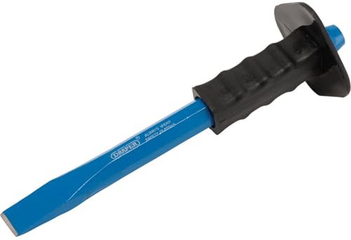 Draper BD5G/A Draper Octagonal Shank Cold Chisel with Hand Guard, Blue, 25 x 300 mm