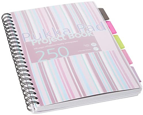 Pukka Projektbuch (Format A4) pink oder blau