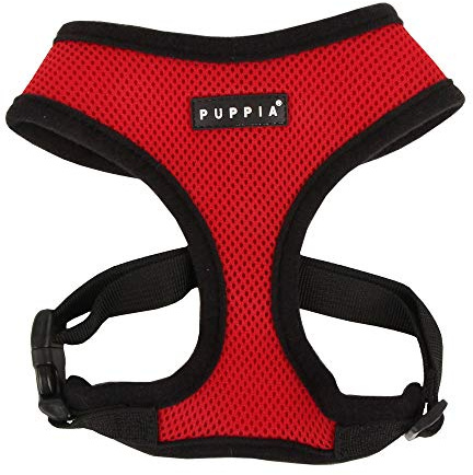Puppia Soft Harness, XXL, Red