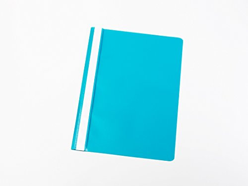 10 Schnellhefter DIN A4 / PP / Farbe: türkis