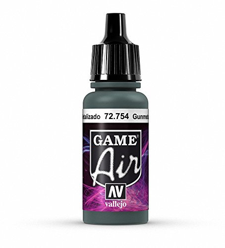 Vallejo Game Air Farbe 17 ml, Grundfarbe gunmetal