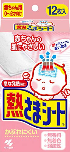 Kobayashi Cooling Gel Sheet for Baby 6 Ct 4 X 9 cm 12sheet by Kobayashi