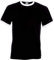Fruit of the Loom T-Shirt Ringer Tee Mehrfarbig Black/White M