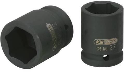 KS Tools 3/4' Sechskant-Kraft-Stecknuss, kurz, 60mm, auf Hänger