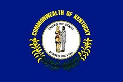 U24 Aufkleber Kentucky Flagge Fahne 15 x 10 cm Autoaufkleber Sticker