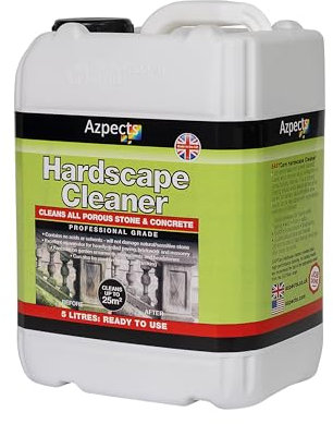 EASYCare - 5L Natural Hardscape Stone & Concrete Cleaner. Acid-Free Cleaner For Outdoor Patio, Floor, Grave Stones, Brick, Fence And Decking. Ready To Use Sensitive Surface Cleaner